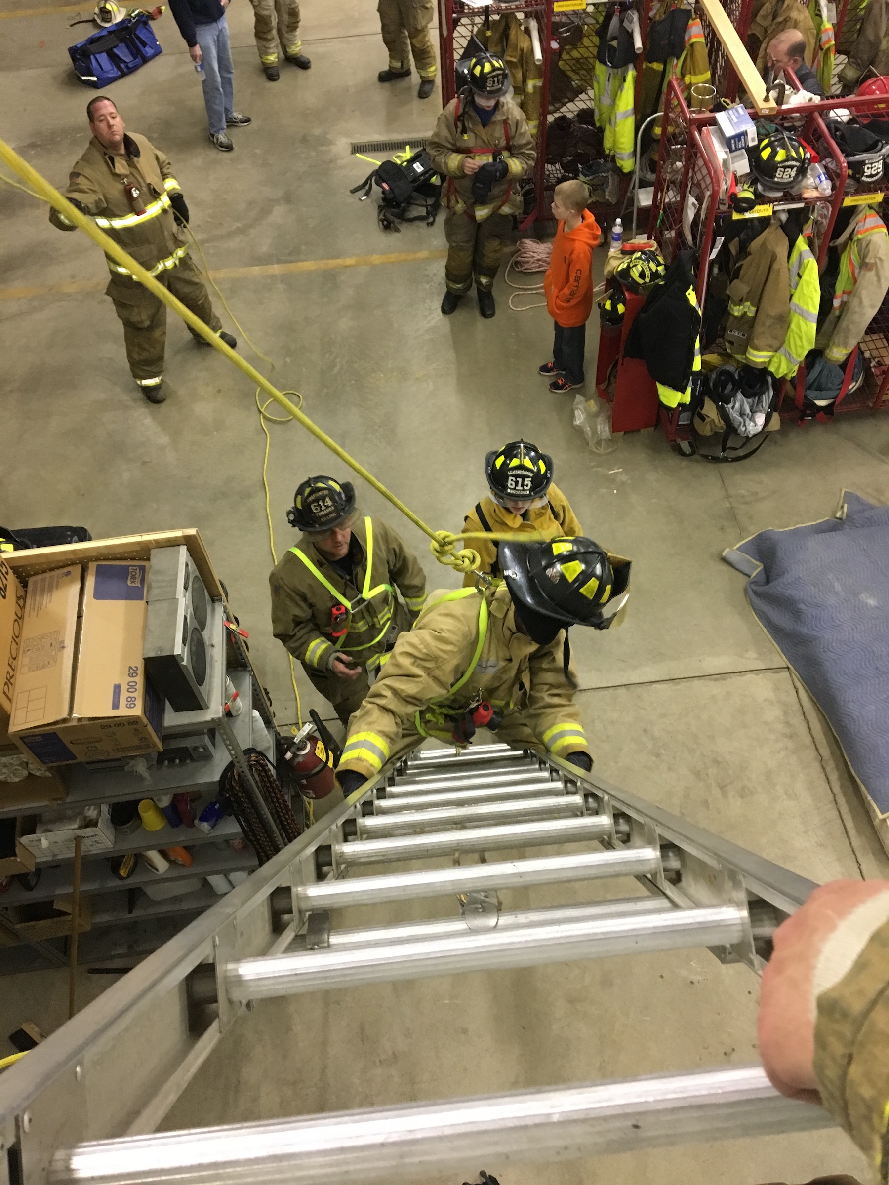 ladder slide 7 Towanda Fire Department